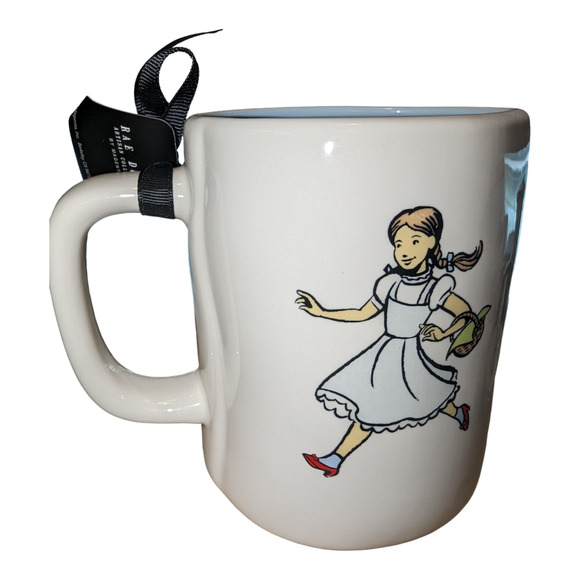 Rae Dunn FOLLOW YOUR OWN PATH Mug with Dorothy and Blue Inside - Gift Wrapped! - Picture 3 of 5